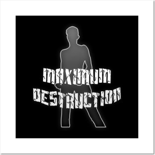 Mack Just "MAXIMUM DESTRUCTION" Merch Posters and Art